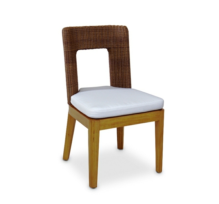 kreslo warisan čalúnenie drevo teak mahagón teabu