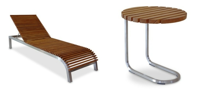 záhradný nábytok warisan bočný stôl ležadlo teakové drevo mahagón