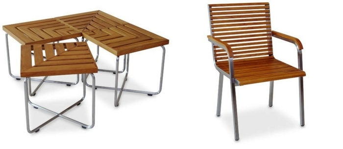 garis warisan kolekcia stolička drevená vonkajšia