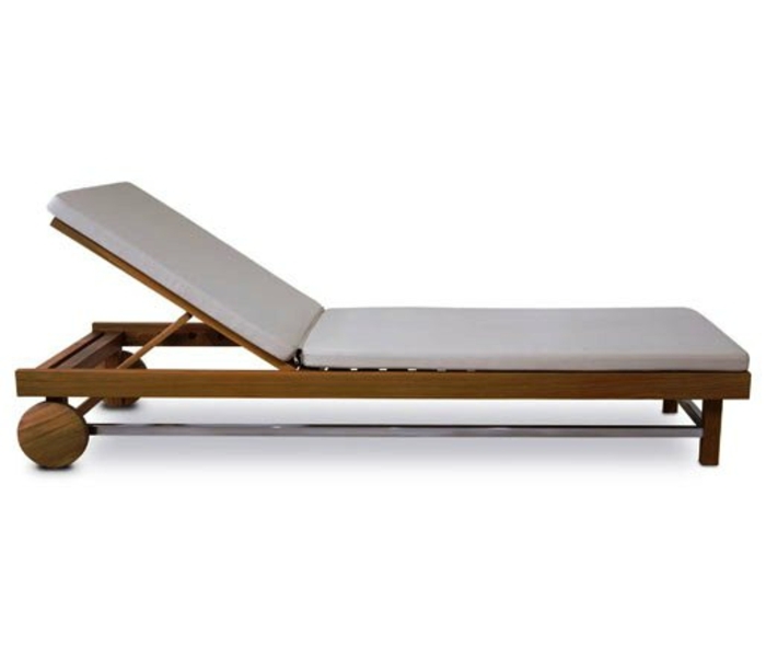 vonkajšie ležadlo warisan z teakového dreva mahagónového tvaru