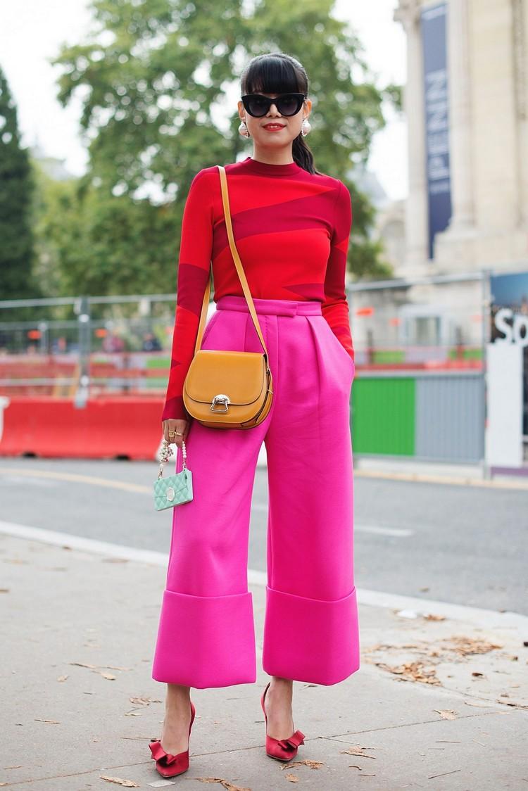 Neónové ružové kombinujte trendy farby jarných outfitov na jar 2021