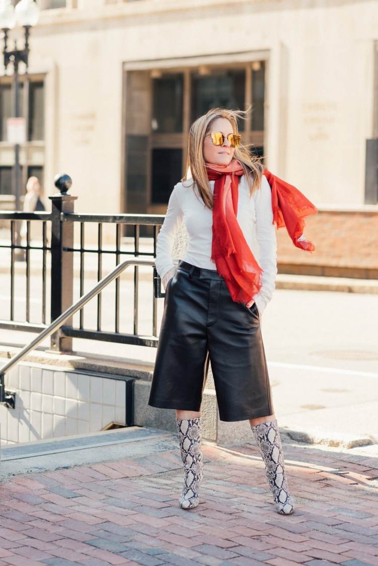 Kombinácia topánok Lederhose s hadím vzorom 2020