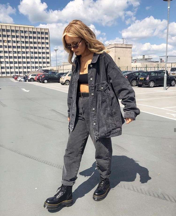 Trendy v džínsoch 2021 Skombinujte nadrozmernú rifľovú bundu