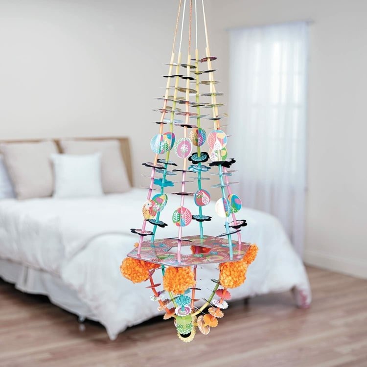 Inšpirácia na DIY pajaki s papierovými kruhmi