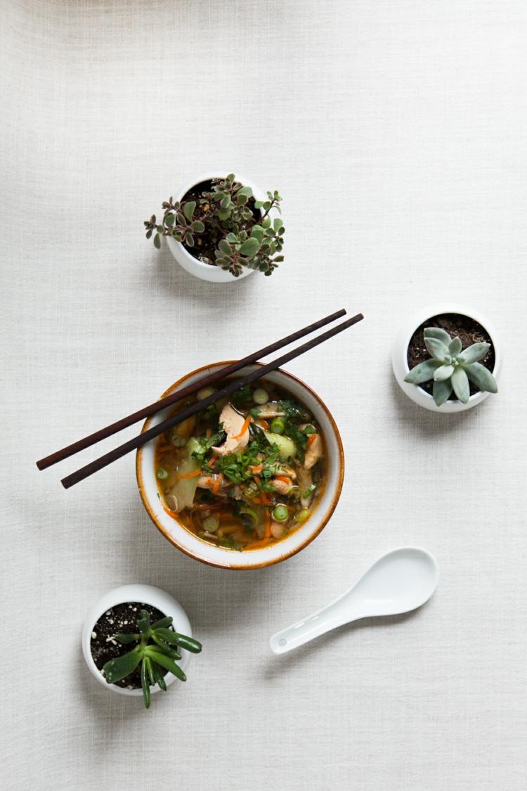 recept pak choi s kuracou polievkou mrkva zázvor