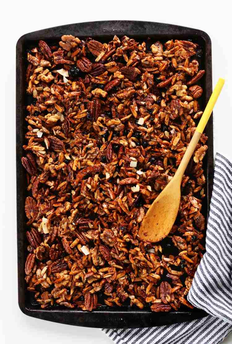 recept na sladké paleo raňajky orechy