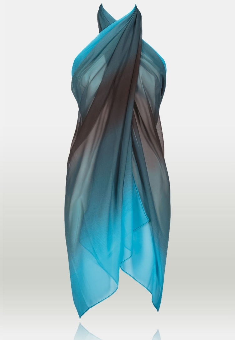 pareo-wrap-jemne-tyrkysovo-čierno-pieskový