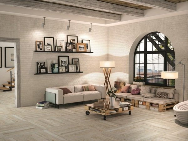 moderné nápady parkety svetlé bezproblémové spojenie