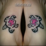 para żółwia tatuaż