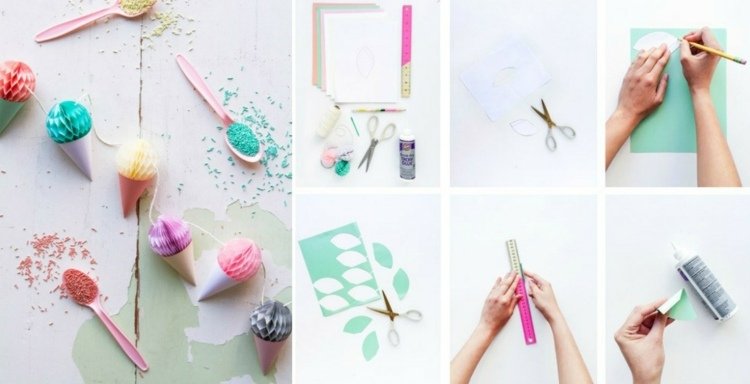 Večierková girlanda vyrobená z ľadu ako ozdoba nápady na výzdobu večierkov, aby ste si urobili pestré farby-oslavy-dekorácie-drotárstvo