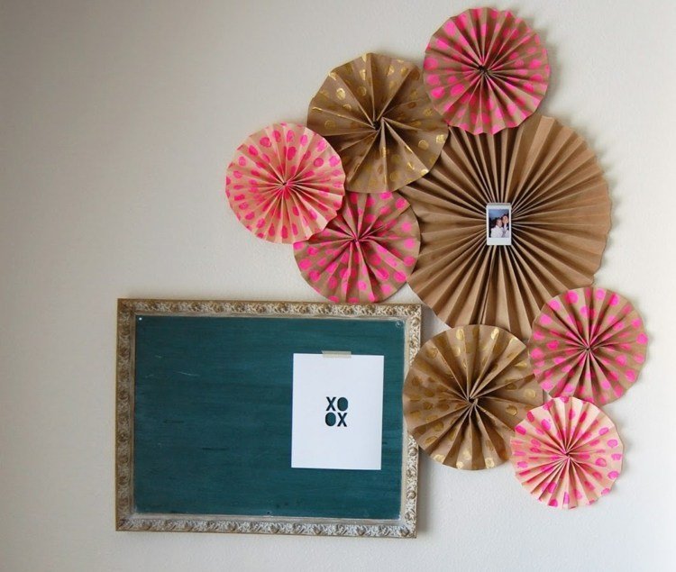 Vlastný nápad na papierové hviezdy párty-dekorácia-nápady-urob si sám-urob-hviezdy-dizajn-steny-urob si sám