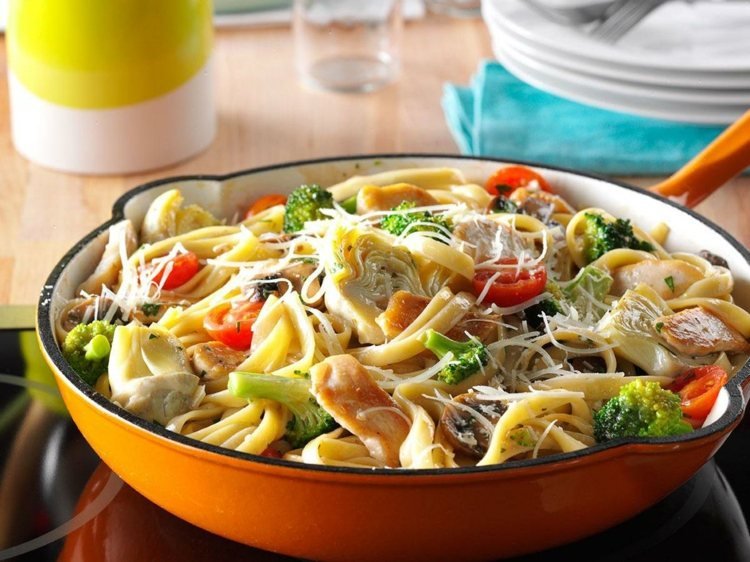 Cestoviny Nízkokalorické recepty v jednom hrnci Večera Recepty na chudnutie