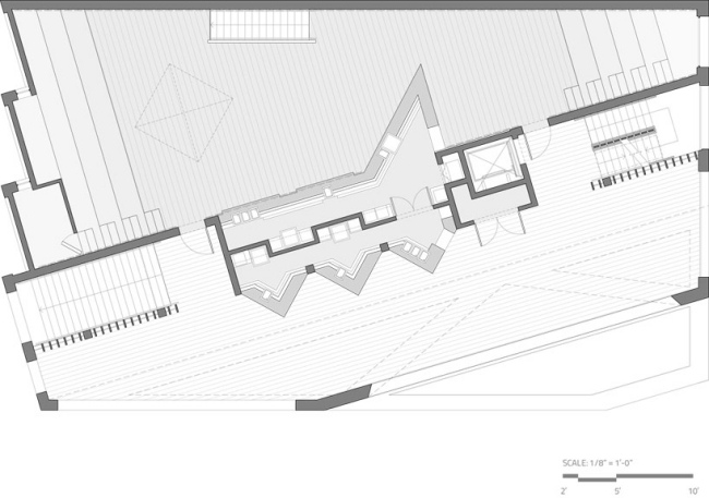 pôdorys dizajnér pavilón drevo od hwkn