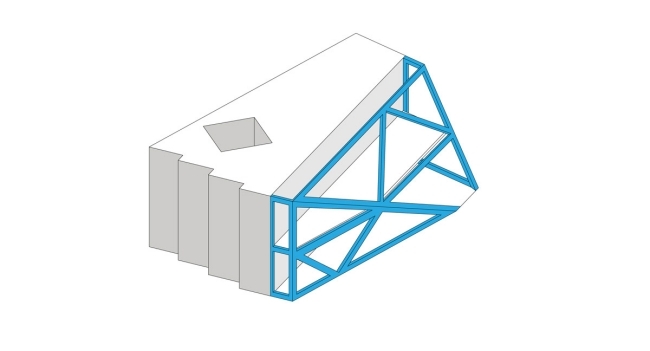 stavebný projektant pavillon drevo od hwkn