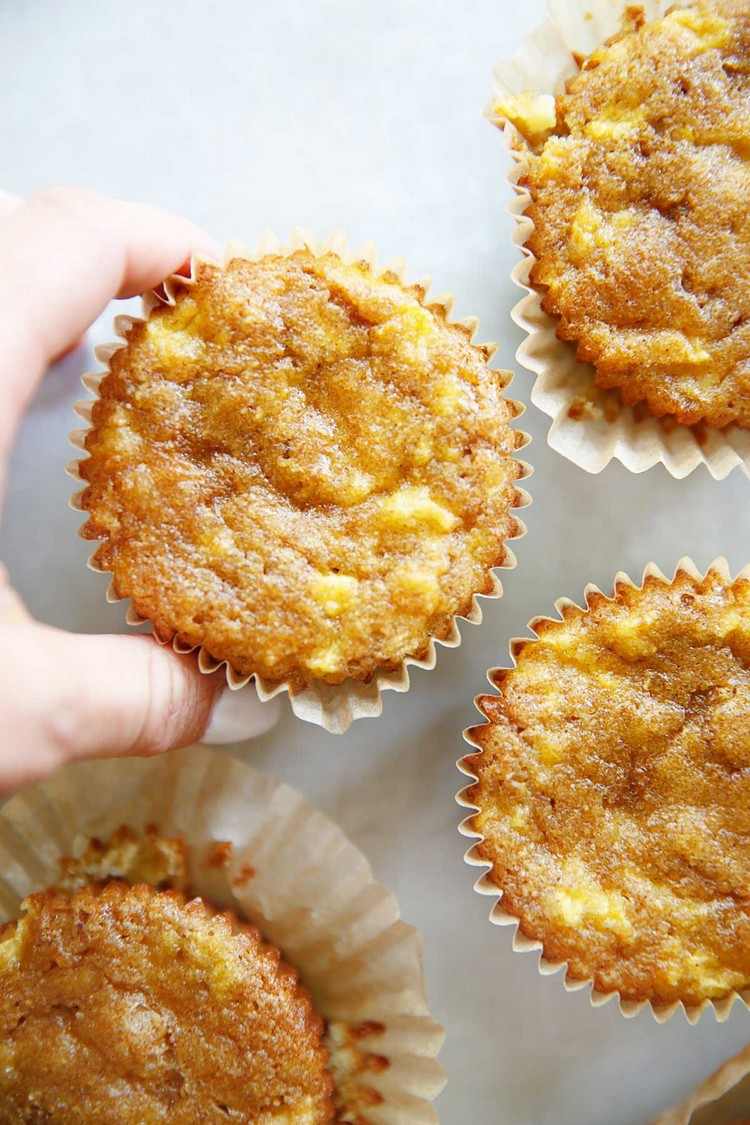 Broskyňové muffiny recepty na pečenie s nízkym obsahom uhľovodíkov Peach Cobbler Recept
