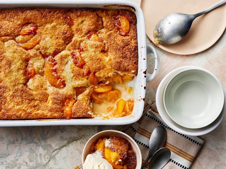 Dezerty s čerstvým ovocím Ovocná kastról Broskyňový šľahač Recept s nízkym obsahom sacharidov