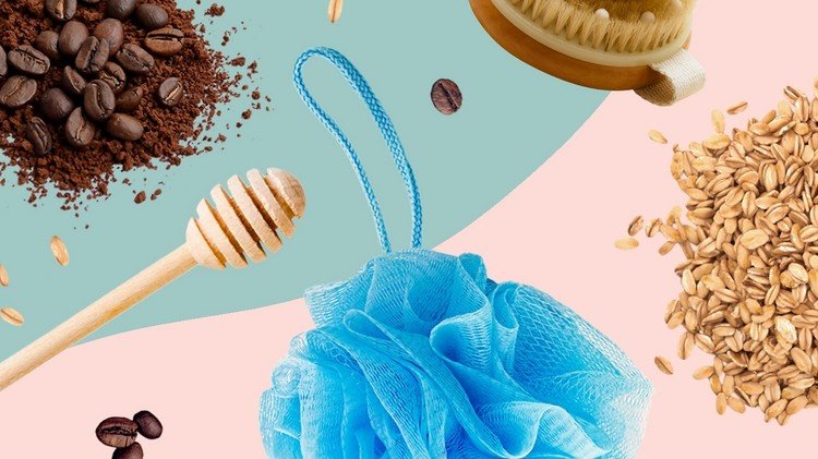 Peeling na nohy s medom, kávovou usadeninou a ovsenými vločkami