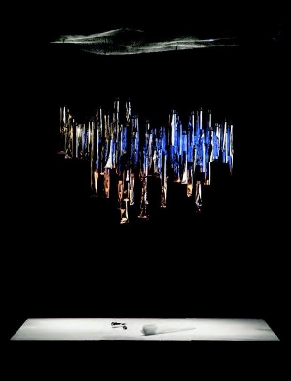 Luster Design-Ingo Maurer ľahké umelecké dielo