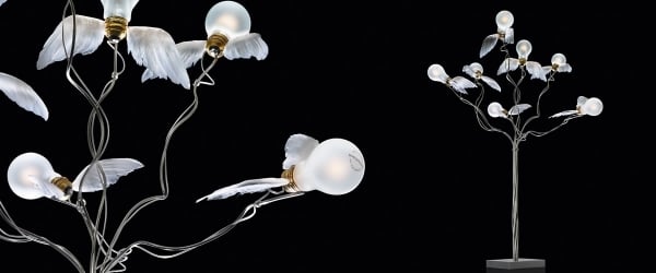 Moderná stojanová lampa stojanová lampa-Ingo Maurer