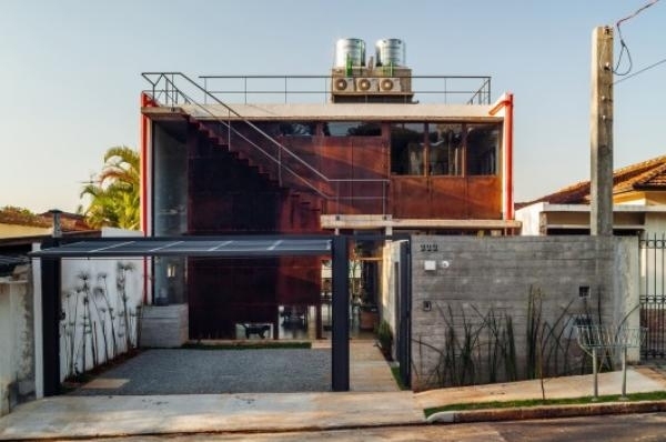 obraz-frontal-house-brazil-dizajnér-nápady