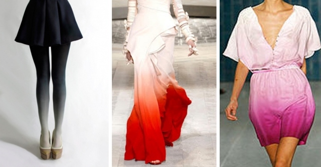 Štíhla vďaka efektu ombre, ale v oblečení ombre-efekt-oblecenie-2014-trendy-tri