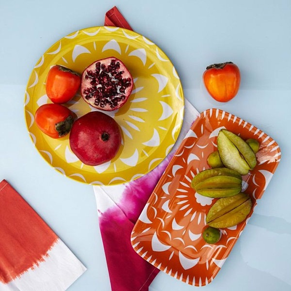 lahodné ovocie oranžovo žltý farebný tanier lahodné ovocie ovocie žltý farebný tanier