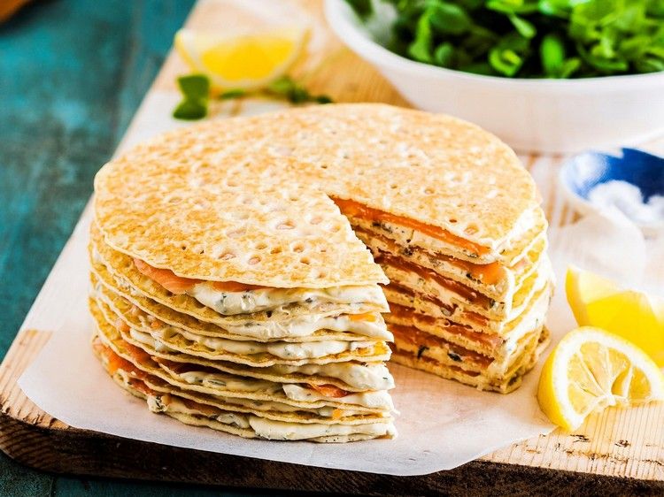 Recept na palacinkový koláč Vydatný koláč z palaciniek vyrobte sami