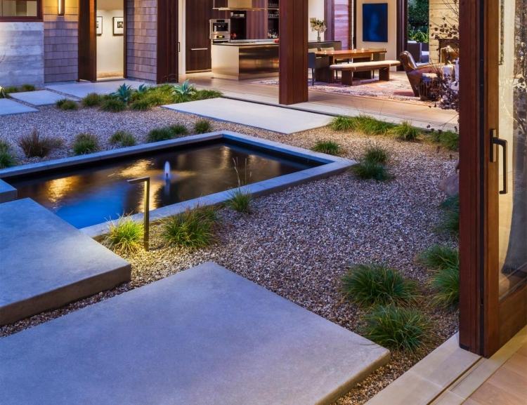 štrk-rybník-okrasné-trávy-moderné-terénne úpravy