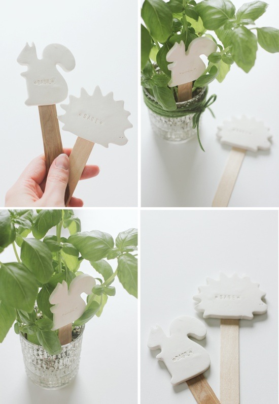 Vytvorte si vlastné rastlinné znaky veverička z modelovacej hmoty z polyméru