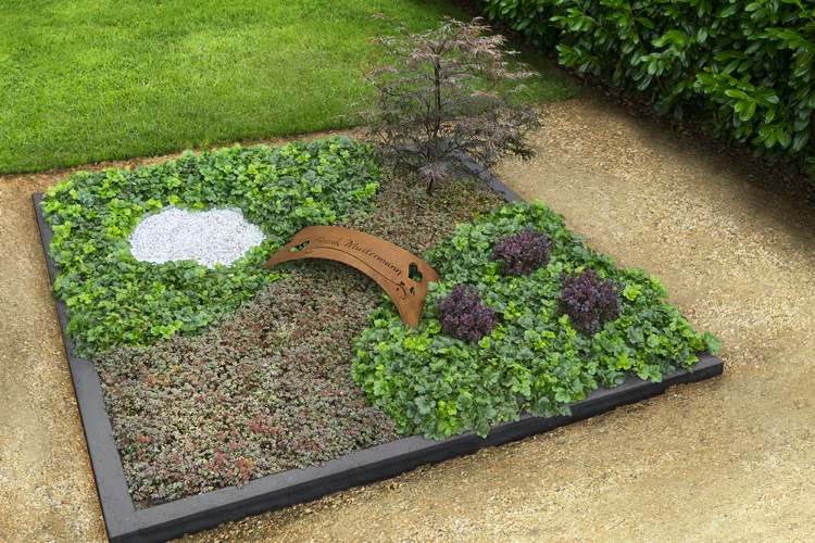 Ľahko udržiavateľný hrobový dizajn štrkový zemný kryt Dekostecker