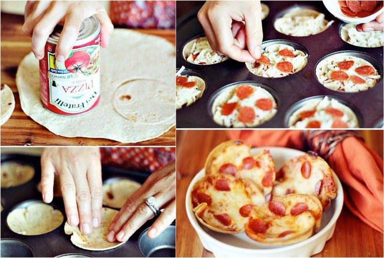 piknik s deťmi - mini pizza piknik-recepty-mini-pizza-tortilla-wrap-forma na muffiny