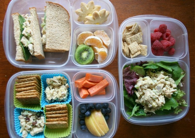 Raňajkové boxy s priehradkami na rôzne jedlá Recepty na piknik -príslušenstvo-raňajky-box-oddelenia-plastové-potraviny