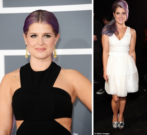 kelly osbourne nový outfit figúrka diéta s hubami