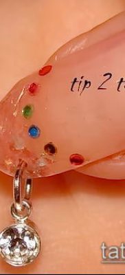 Photo Nail Piercing (value) - example drawing - 001