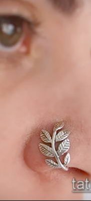 Photo Piercing of the nose (Tattoo Nose Piercing) (value) - example drawing - 039