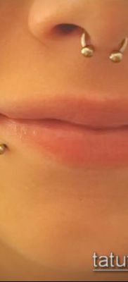 Photo Piercing of the nose (Tattoo Nose Piercing) (value) - example drawing - 048