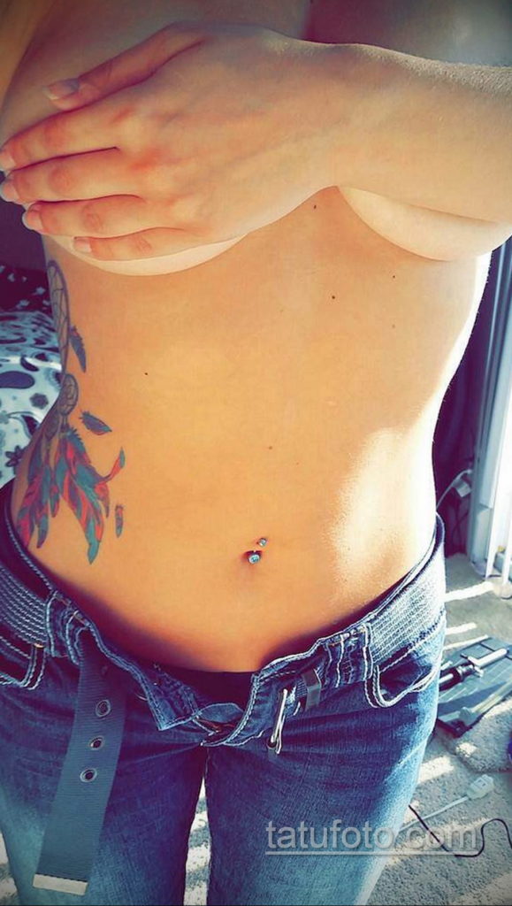 Girls navel piercing - photo 5