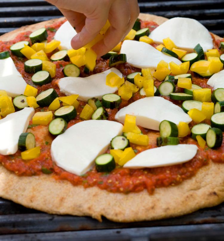 recepty na grilovanie pizze