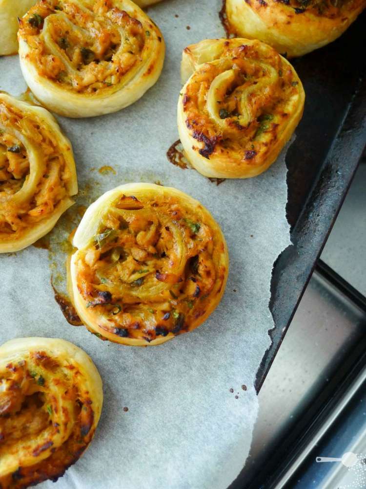 Pizza rožky s tuniakom z kukuričného koriandra