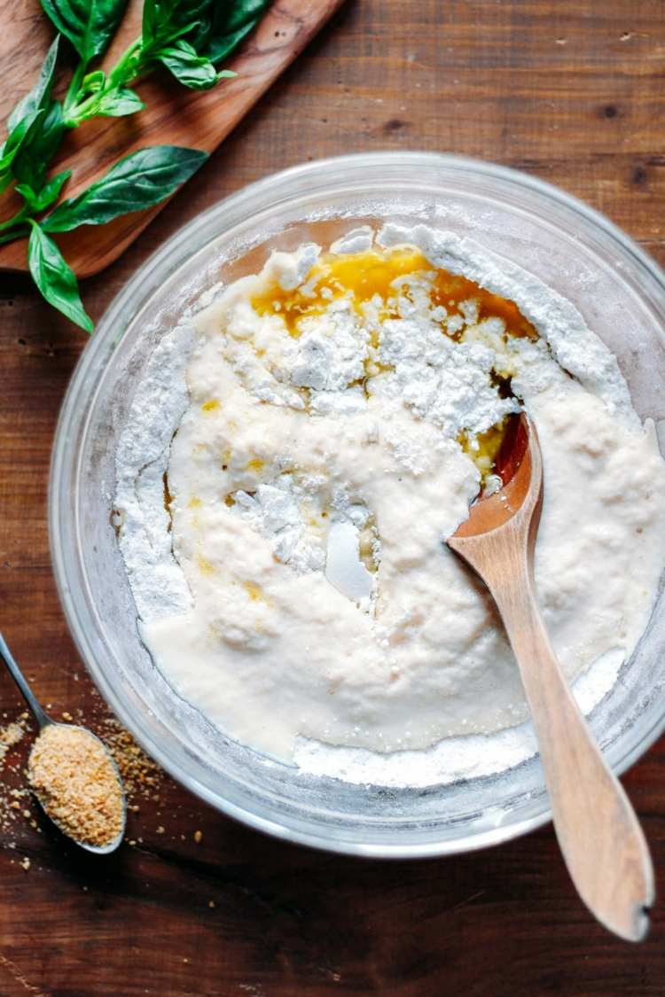 Recept na kvasnicové cesto bezlepkové rožky na pizzu