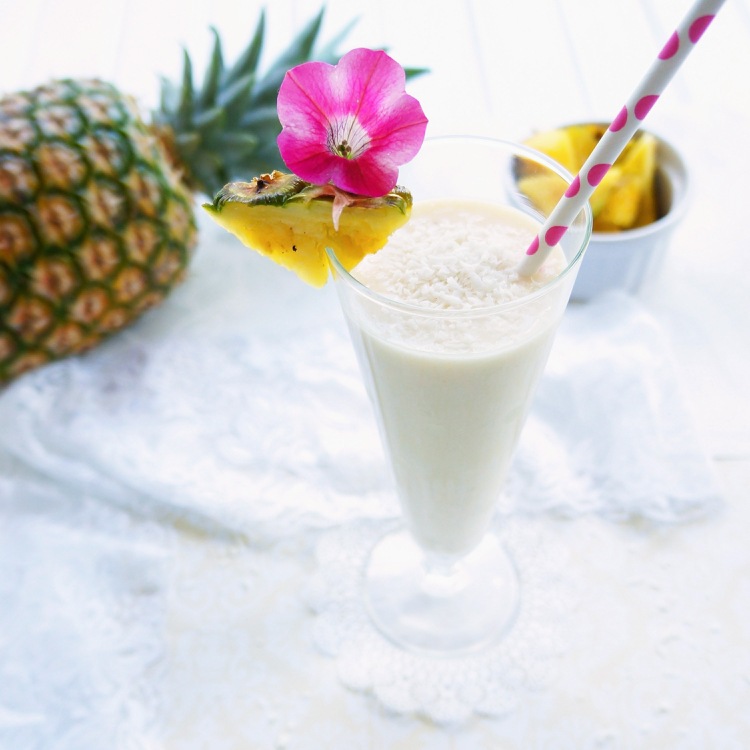 Recept na Piña Colada Recept Piña Colada -strúhaný kokos