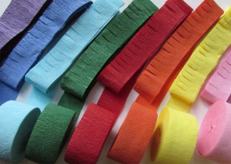 Vyrobte si piñata-papier-prúžok-krepový papier