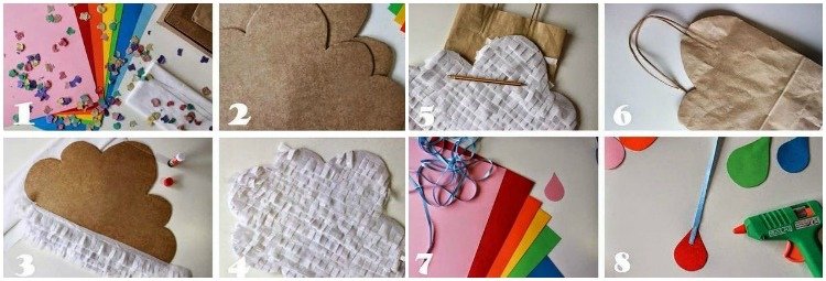 pinata-drotár-návod-papier-papier-vrece-mrak