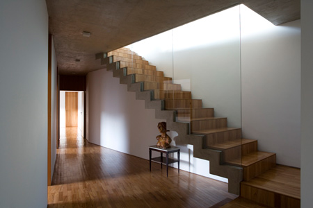 schody v modernom dome