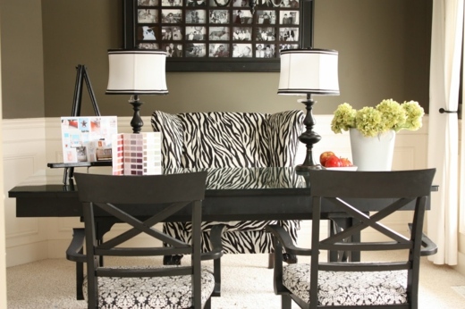 malá jedáleň-zebra-damask