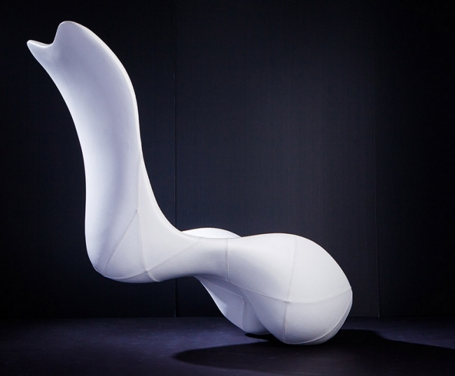 Priestorovo úsporný trend dizajnu obývacieho nábytku biela Splinter-Works