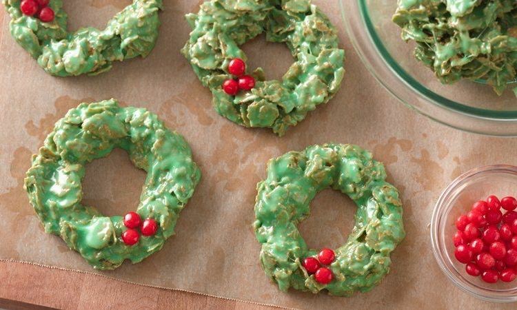 Vianočný koláč čokoládový tvar na ozdobenie vianočného venca