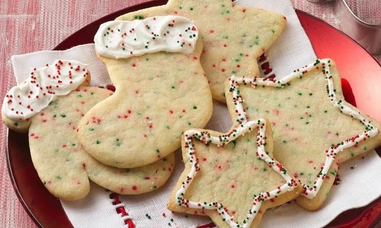 Cukorové posypky sušienky biela čokoláda lahodné dezerty