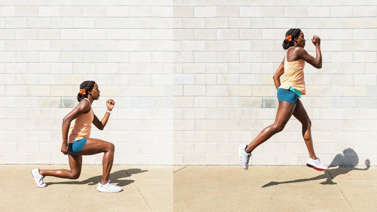 Varianty krokov do pľúc Plyometrický tréning na chudnutie