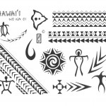 Polinéz tetoválási vázlatok 3